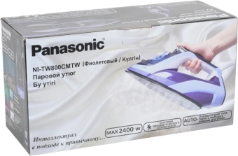 Утюг Panasonic NI-TW800CMTW 2400Вт фиолетовый - купить недорого с доставкой в интернет-магазине