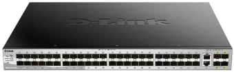 Коммутатор D-Link DGS-3130-54S/B1A (L3) 2x10Гбит/с 48SFP 4SFP+ управляемый - купить недорого с доставкой в интернет-магазине