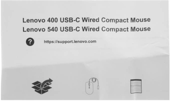 Мышь Lenovo 540 синий оптическая 2400dpi USB2.0 (GY51D20878) - купить недорого с доставкой в интернет-магазине