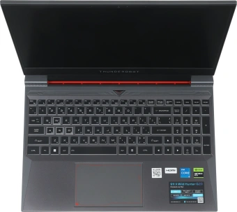 Ноутбук Thunderobot 911 X Wild Hunter G2D Core i5 12450H 16Gb SSD512Gb NVIDIA GeForce RTX4050 6Gb 15.6" IPS FHD (1920x1080) FreeDOS grey WiFi BT Cam (JT009A00KRU) - купить недорого с доставкой в интернет-магазине