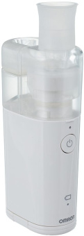 Ингалятор Omron U100 NE-U100-E ультразвуковой стационарный белый/серый - купить недорого с доставкой в интернет-магазине