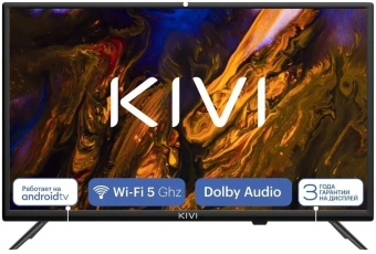 Телевизор LED Kivi 24" M24HD70B черный HD 60Hz DVB-T DVB-T2 DVB-C USB WiFi Smart TV (RUS) - купить недорого с доставкой в интернет-магазине