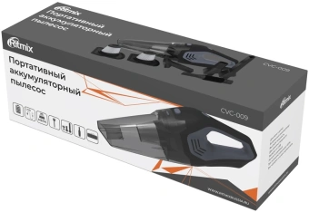 Пылесос Автомобильный Ritmix CVC-009 черный 80Вт - купить недорого с доставкой в интернет-магазине