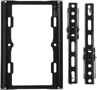 Кронштейн для телевизора Hyundai GL-T1 черный 15"-48" макс.25кг настенный наклон - купить недорого с доставкой в интернет-магазине