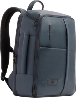 Рюкзак мужской Piquadro Russel CA7162W137/BLU синий натур.кожа - купить недорого с доставкой в интернет-магазине