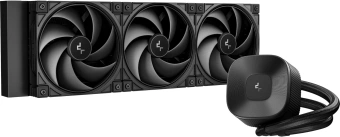 Система водяного охлаждения Deepcool LE360 V2 Zero Dark ARGB Soc-AM5/AM4/1200/1700/1851 черный 4-pin 19-31.6dB Al 250W 1554gr Ret (R-LE360ZERO-BKLNMD-G-1) - купить недорого с доставкой в интернет-магазине