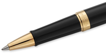 Ручка роллер Waterman Hemisphere (CWS0920650) Mars Black GT F черн. черн. подар.кор. - купить недорого с доставкой в интернет-магазине