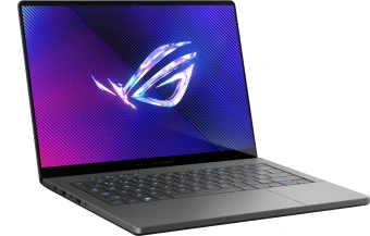 Ноутбук Asus ROG Zephyrus G14 GA403UV-QS186 Ryzen 7 8845HS 16Gb SSD1Tb NVIDIA GeForce RTX4060 8Gb 14" OLED 3K (2880x1800) noOS grey WiFi BT Cam (90NR0I01-M00A00) - купить недорого с доставкой в интернет-магазине