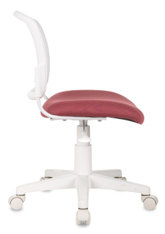 Кресло детское Бюрократ CH-W296NX белый TW-15 сиденье розовый 26-31 сетка/ткань крестов. пластик пластик белый - купить недорого с доставкой в интернет-магазине