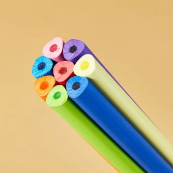 Набор карандашей цв. Deli EC104-12 Colorwow трехгран. дерево - купить недорого с доставкой в интернет-магазине