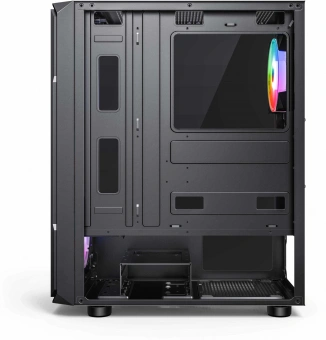 Корпус Accord 3338 черный без БП ATX 1xUSB2.0 1xUSB3.0 audio bott PSU - купить недорого с доставкой в интернет-магазине