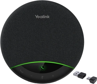 Спикерфон Yealink черный (SP96 WITH DONGLE UC USB-C/A) - купить недорого с доставкой в интернет-магазине