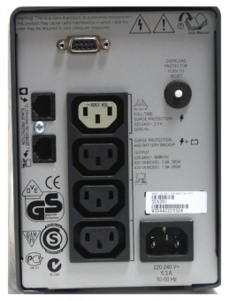 Источник бесперебойного питания APC Smart-UPS SC SC620I 390Вт 620ВА черный - купить недорого с доставкой в интернет-магазине