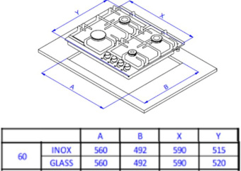 Газовая варочная поверхность Weissgauff HGG 641 WV белый - цена, купить или заказать с доставкой в интернет-магазине Газовая варочная поверхность Weissgauff HGG 641 WV белый - купить недорого с доставкой в интернет-магазине