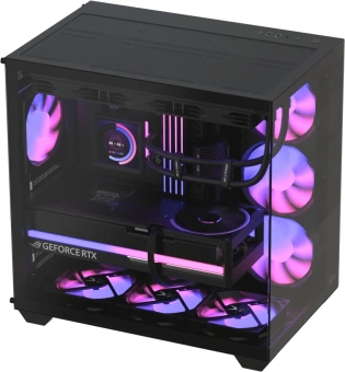 Корпус Formula Crystal Z2 v2 черный без БП ATX 10x120mm 2xUSB2.0 1xUSB3.0 audio bott PSU - купить недорого с доставкой в интернет-магазине
