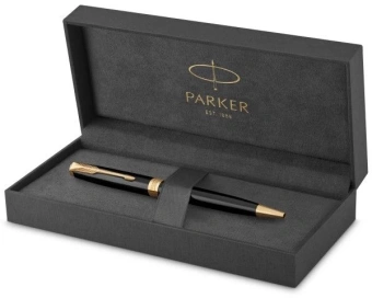 Ручка шариков. Parker Sonnet Core K530 (1931497) LaqBlack GT M черн. черн. подар.кор. - купить недорого с доставкой в интернет-магазине