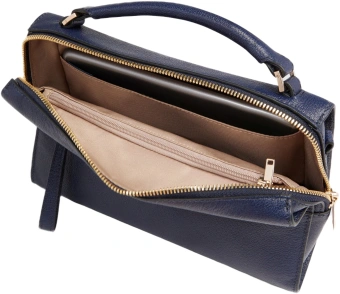 Сумка женская Piquadro Patricia BD6954W140/BLU темно-синяя натур.кожа - купить недорого с доставкой в интернет-магазине