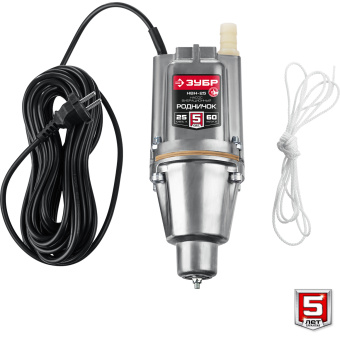 Насос садовый Зубр Родничок-Н НВН-25 240Вт 1200л/час вибрационный - купить недорого с доставкой в интернет-магазине