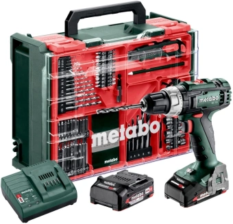Дрель-шуруповерт Metabo BS 18 L 18Вт аккум. патрон:быстрозажимной (кейс в комплекте) (602321710) - купить недорого с доставкой в интернет-магазине
