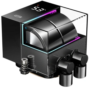 Система водяного охлаждения PcCooler DS360 Pro Digital ARGB Soc-AM5/AM4/1200/1700/1851 черный 4-pin 15-34.3dB Al LCD 310W Ret (D7-S360WBKN-GL) - купить недорого с доставкой в интернет-магазине