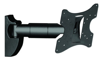 Кронштейн для телевизора Arm Media LCD-202 черный 15"-43" макс.20кг настенный поворот и наклон - купить недорого с доставкой в интернет-магазине