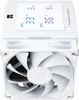 Устройство охлаждения(кулер) Thermalright Peerless Assassin 120 Digital Soc-AM5/AM4/1200/1700/1851 белый 4-pin 25.6dB Al+Cu LCD Ret (PA120-DIGITAL-WH) - купить недорого с доставкой в интернет-магазине