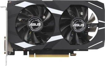 Видеокарта Asus PCI-E 4.0 DUAL-RTX3050-O6G NVIDIA GeForce RTX 3050 6Gb 96bit GDDR6 1507/14000 DVIx1 HDMIx1 DPx3 HDCP Ret - купить недорого с доставкой в интернет-магазине