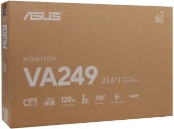 Монитор Asus 23.8" VA249HG черный IPS LED 16:9 HDMI матовая 1500:1 300cd 178гр/178гр 1920x1080 120Hz VGA FHD 3.2кг - купить недорого с доставкой в интернет-магазине