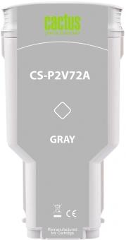 Картридж струйный Cactus CS-F9J80A 727 XXL серый (300мл) для HP Designjet T920/T930/T1500/T1530/T2500/T2530 с чипом - купить недорого с доставкой в интернет-магазине