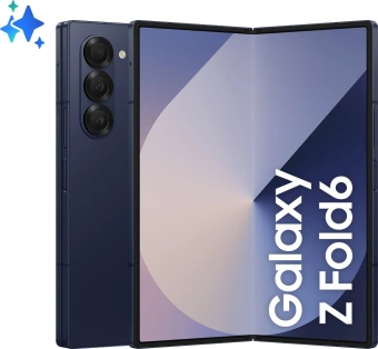 Смартфон Samsung SM-F956B Galaxy Z Fold 6 5G 1Tb 12Gb синий раскладной 3G 4G 2Sim 7.6" 1856x2160 Android 14 50Mpix 802.11 a/b/g/n/ac/ax NFC GPS GSM900/1800 GSM1900 TouchSc Protect - купить недорого с доставкой в интернет-магазине