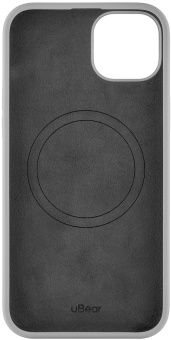 Чехол (клип-кейс) uBear для Apple iPhone 15 Plus Touch Mag Case with MagSafe серый (CS272MG67TH-I23M) - купить недорого с доставкой в интернет-магазине