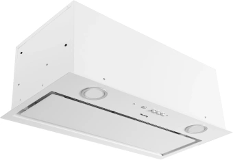 Вытяжка встраиваемая Domfy DM6036BB WG белый управление: кнопочное (1 мотор) - купить недорого с доставкой в интернет-магазине