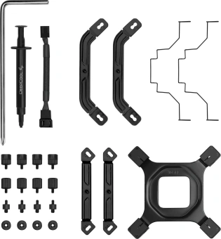 Устройство охлаждения(кулер) Deepcool AK500 Zero Dark Soc-AM5/AM4/1200/1700/1851 черный 4-pin 25.9-31.5dB Al+Cu 240W 1040gr Ret (R-AK500-BKNNMT-G-1) - купить недорого с доставкой в интернет-магазине