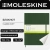Блокнот Moleskine CLASSIC SOFT QP623K15 XLarge 190х250мм 192стр. нелинованный мягкая обложка зеленый - купить недорого с доставкой в интернет-магазине