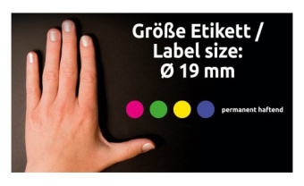 Этикетки Avery Zweckform 3857 250шт на листе диаметр 19мм/70г/м2/синий самоклей. универсальная - купить недорого с доставкой в интернет-магазине