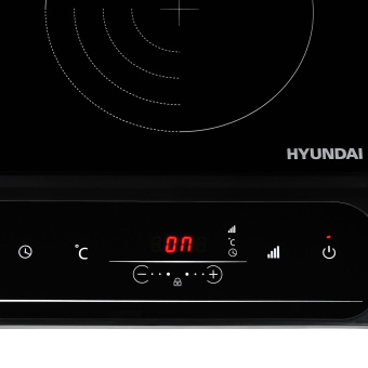 Плита Индукционная Hyundai HYC-0107 черный стеклокерамика (настольная) - купить недорого с доставкой в интернет-магазине