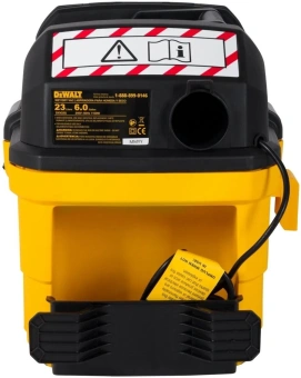 Строительный пылесос DeWalt DXV23G 1100Вт (уборка: сухая/влажная/выдув/сбор воды) желтый - купить недорого с доставкой в интернет-магазине