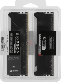 Память DDR4 2x16GB 3200MHz Kingston KF432C16BB2AK2/32 Fury Beast RGB RTL Gaming PC4-25600 CL16 DIMM 288-pin 1.35В kit single rank с радиатором Ret - купить недорого с доставкой в интернет-магазине