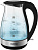 Чайник электрический Starwind SKP3039 1.7л. 2200Вт черный корпус: стекло/пластик