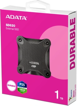 Накопитель SSD A-Data USB3.2 Gen2 1TB SD620-1TCBK SD620 2.5" черный - купить недорого с доставкой в интернет-магазине