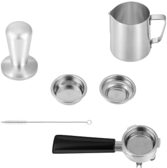 Кофеварка рожковая Kitfort КТ-7170 2900Вт серебристый/черный - купить недорого с доставкой в интернет-магазине