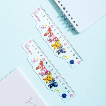 Линейка Deli EH658 Super Wings пластик дл.15см ассорти - купить недорого с доставкой в интернет-магазине