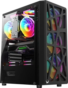 Корпус Formula Mana AR V2 черный без БП ATX 4x120mm 2xUSB2.0 1xUSB3.0 audio bott PSU - купить недорого с доставкой в интернет-магазине