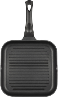 Сковорода-гриль Rondell Schwarz RDA-1683 квадратная 28см покрытие: Xylan Plus ручка несъемная (без крышки) черный - купить недорого с доставкой в интернет-магазине