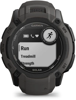 Смарт-часы Garmin Instinct 2X Solar 50мм 1" MIP корп.черный рем.черный (010-02805-00) - купить недорого с доставкой в интернет-магазине