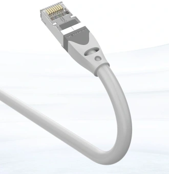 Патч-корд Vention IBHHAA 10Гбит/с STP 4 пары cat.6A Cu molded 0.3м серый RJ-45 (m)-RJ-45 (m) - купить недорого с доставкой в интернет-магазине