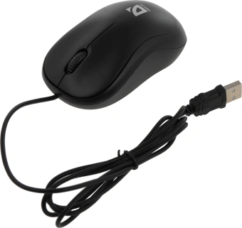 Мышь Defender Patch MS-759 черный оптическая 1000dpi USB для ноутбука 2but (52759) - купить недорого с доставкой в интернет-магазине