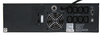 Источник бесперебойного питания Powercom King Pro RM KIN-600AP RM 360Вт 600ВА черный - купить недорого с доставкой в интернет-магазине