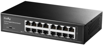 Коммутатор Cudy GS1016 (L2) 16x1Гбит/с неуправляемый - купить недорого с доставкой в интернет-магазине