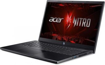 Ноутбук Acer Nitro V 15 ANV15-51-51AT Core i5 13420H 16Gb SSD512Gb NVIDIA GeForce RTX 2050 4Gb 15.6" IPS FHD (1920x1080) noOS black WiFi BT Cam (NH.QNACD.009) - купить недорого с доставкой в интернет-магазине